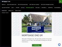 Tablet Screenshot of mortgageonegr.com